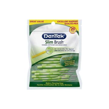 Dentek Slim Brush interdentális tisztítók, 32db, ultra vékony 2,00-3,00 mm, 32db